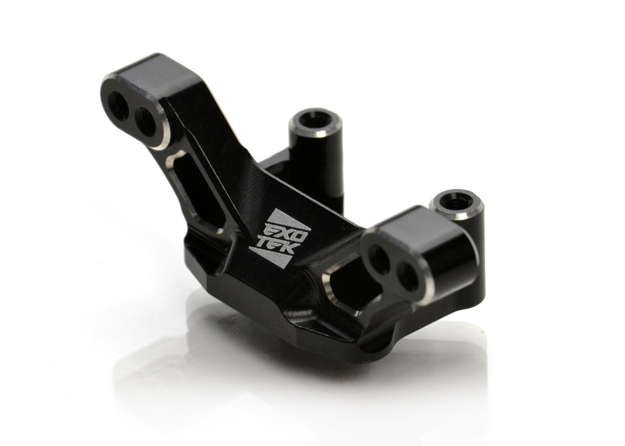EXOTEK #2026, 22S HD FRONT CAMBER BLOCK, 7075 black w/ silver