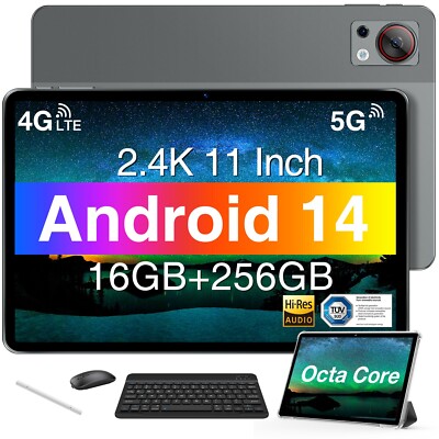 DOOGEE T30SE 11'' 2.4K Display Tablet 9GB RAM + 128GB ROM Android 14 Tablet PC