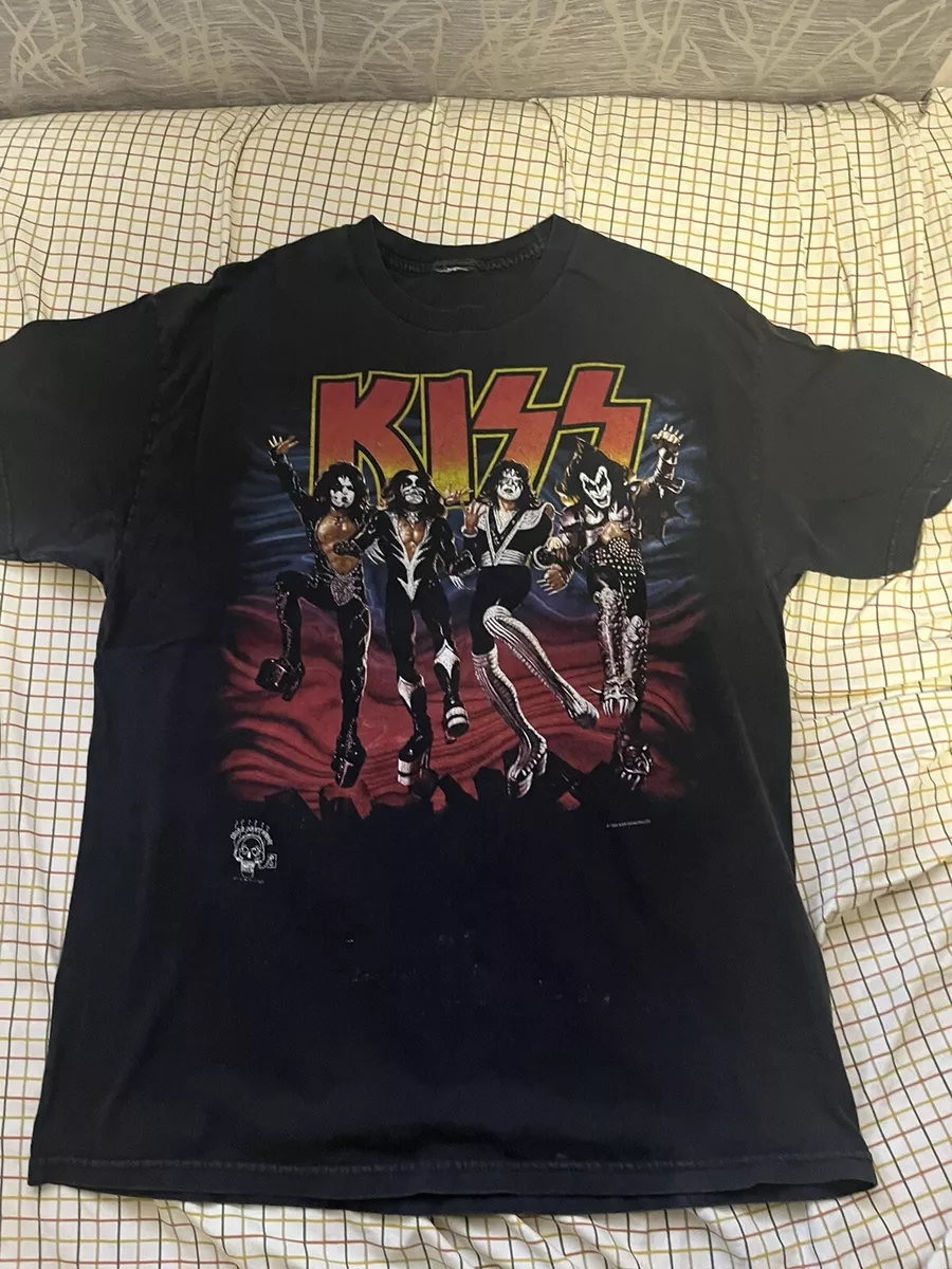 VINTAGE 1996 20 YEARS DESTRUCTION KISS T-SHIRT | Size L | eBay