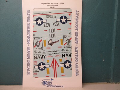 SUPER SCALE 1/32 F-14A TOMCAT VF-41   .#32-240