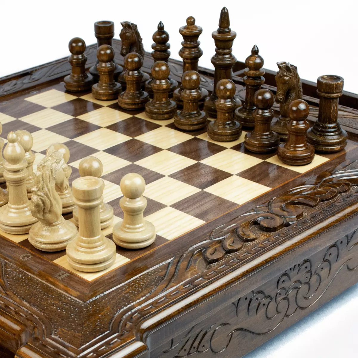 Luxury Chess Sets With Storage Large Chess Set With Board 