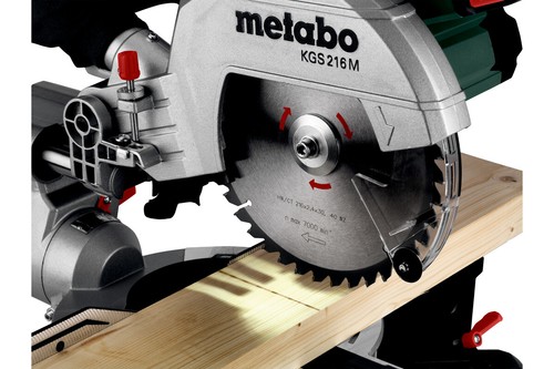 Metabo Kapp- und Gehrungssäge KGS 216 M (613216000) mit Zugfunktion im Karton - Bild 11 von 12