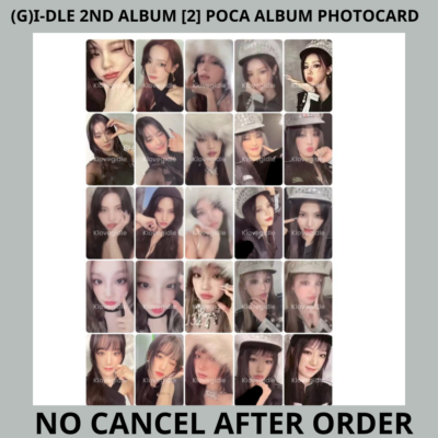 G)I-DLE GIDLE ALBUM [2] SUPER LADY POCA VER PHOTOCARD - SEALED