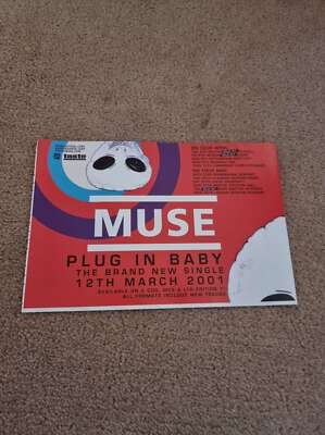 TNEWM102 ADVERT 5X8 MUSE : 'PLUG IN BABY' SINGLE
