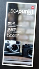 Prospekt LEICApunkt Kompakt. Stand 12/2023. DIN-Lang, 12 Seiten, Neu!
