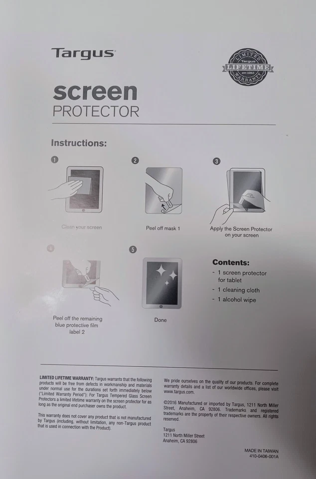 Nuevo Protector de Pantalla de Vidrio Templado iPad 5ta 6ta Generación Air Air2 Pro 9.7 Duro 5 6 Foto 2 de 3