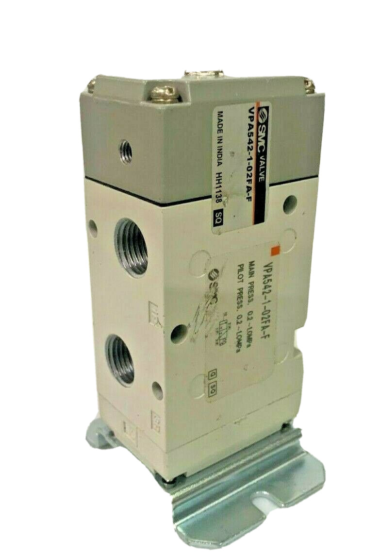 SMC VPA542-1-02FA-F 3/2 Way 1/4" Air Pilot Operated Pneumatic Valve