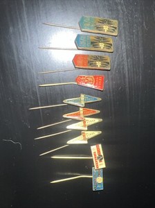 10 Pins Of The Nikola TESLA Czechoslovakia Electronic Industry