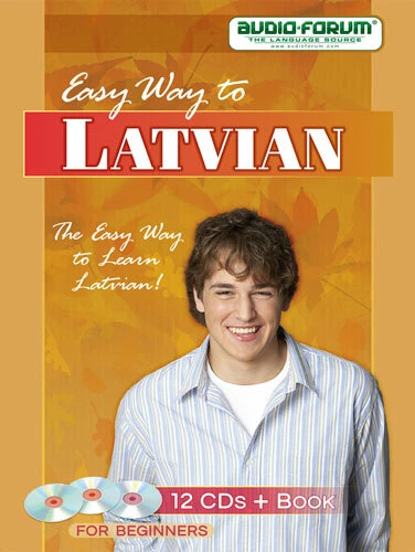 Easy Way to Latvian (12 CDs/Book) by Audio Forum - *NEW in BOX* - Image 2 of 2