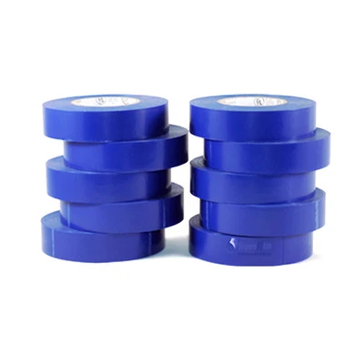 T.R.U. TapesSupply 10 Rolls Pack Blue Electrical Tape 3/4" x 66 ft