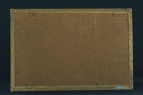 Tableau ancien école Portugaise Lisbonne scène animée village Lucília DE BRITO - Photo 10/11