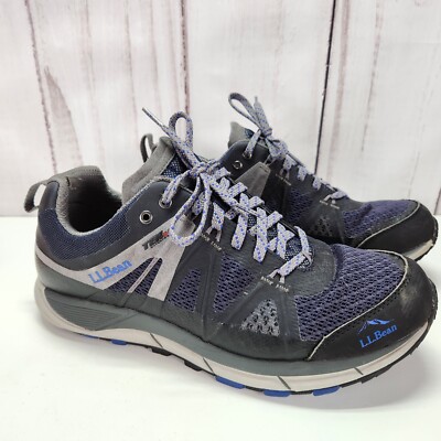 L.L.Bean Tek 2.5 North Peak Waterproof Trail Black Blue Mens 