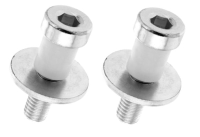 United Pacific Steel Door Lock Striker Set For 1973-1991 Chevy and GMC Trucks