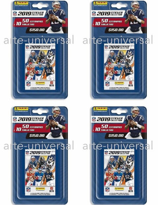 40 PACKS (4 blisters = 200 stickers) NFL 2019 Panini Sticker Collection