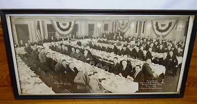 #ad 1939 Framed Group Photograph Annual Dinner American Public Works Assoc. Phila $21.24