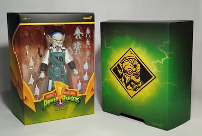 SUPER7 2023 ULTIMATES! POWER RANGERS FINSTER 7'' SCALE ACTION FIGURE SEALED