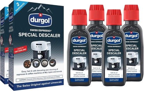 Highly Effective Limescale Remover for Espresso Machines - 4 Liquid Bottles - Picture 3 of 9