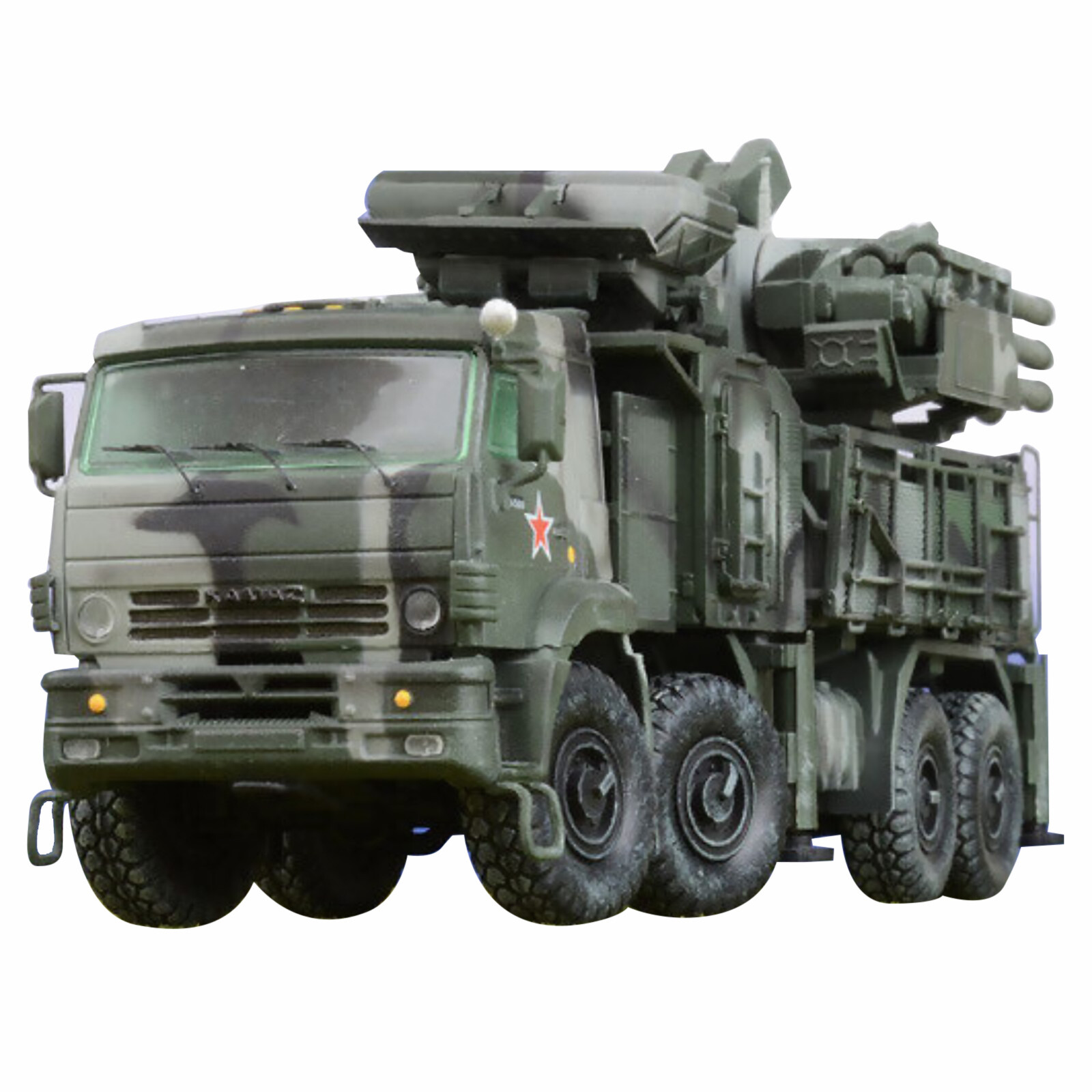 11.4cm Diecast 1/72 Russian Army Pantsir-S1 AAMGS System Model Static Display