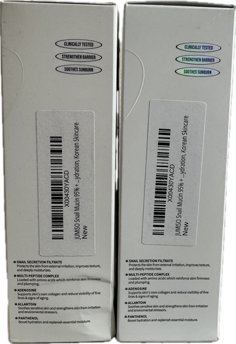 2 PK Jumiso Lumaca Mucina 95 + Peptide Essenza Viso 140 ml SCAD: 2026/11 (Nuovo) - Foto 4 di 6
