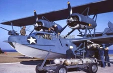 WW2 PICTURE PHOTO US CONSOLIDATED PBY CATALINA FLYING BOAT 6925