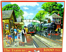Train And Railway Jigsaw Puzzle 1000 Piece