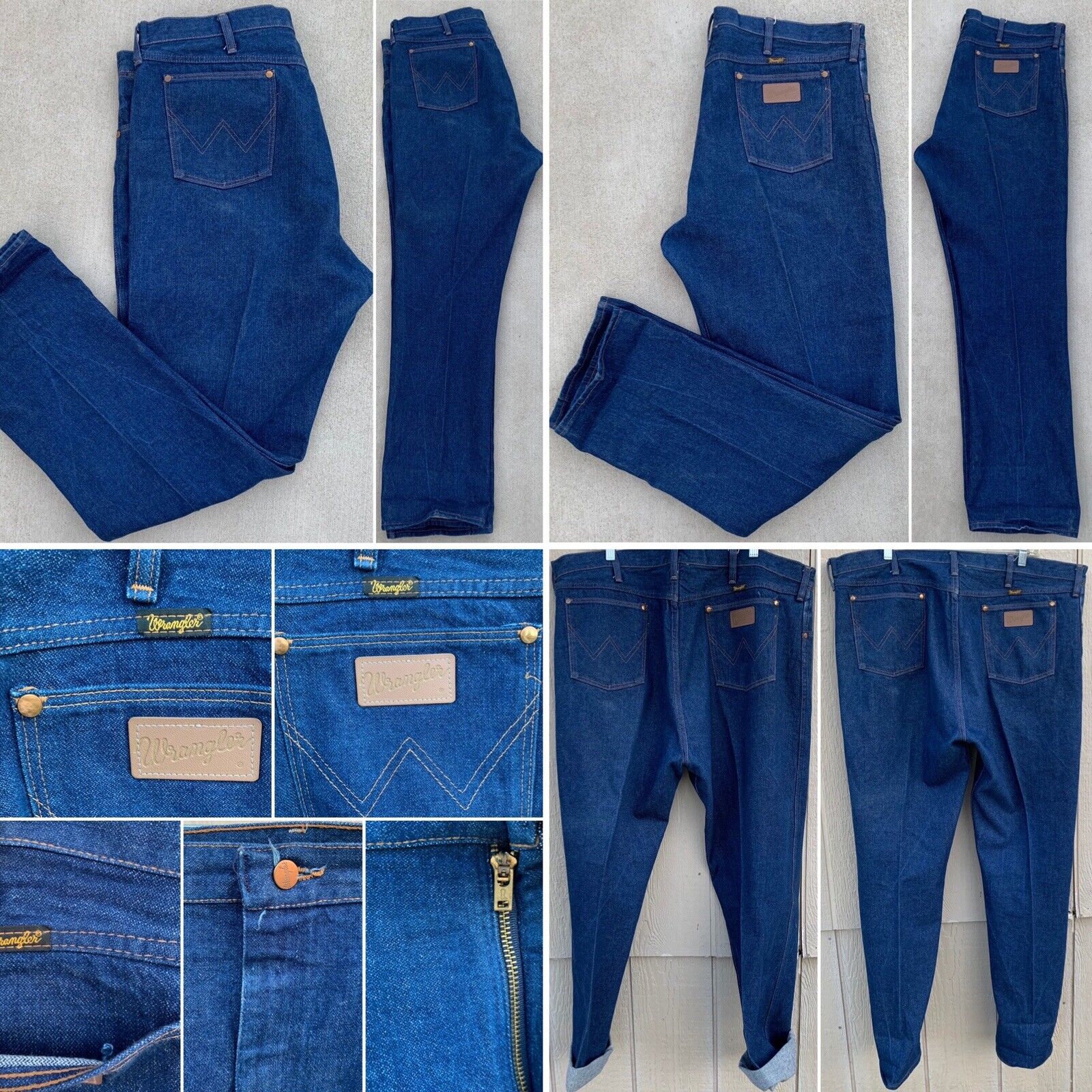 Vintage Wrangler Jeans 13MWZ made in USA Size 44 X 34. (inseam measures 34 1/4”) Tania okazja, wielka okazja