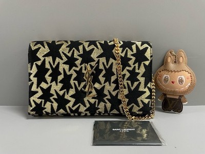 Saint laurent Pre-Owned Authentic Wallet on Chain Gold Free Tracked Shipping