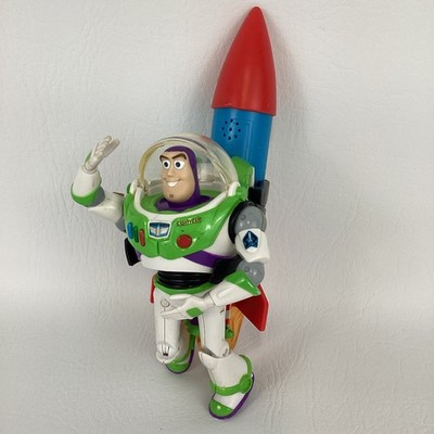 Disney Pixar Toy Story Buzz Lightyear Rocket Rescue Action Figure Sound Effects