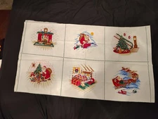 VIP Cranston panel Twas The Night Before Christmas 6 Blocks 24” x 42” NEW
