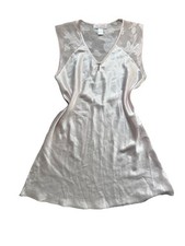 Oscar de La Renta Women's Pink Label Satin Slip Dress Vintage, Size Small