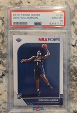 2019-20 Panini NBA Hoops - Zion Williamson #258 (RC)