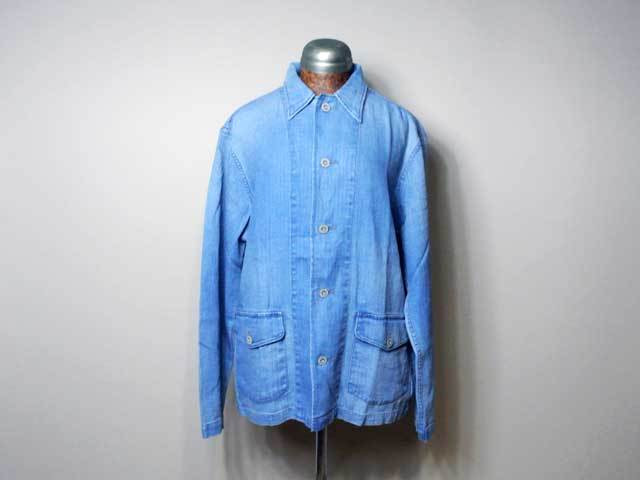 45 Off Double Rl 1940S Reproduction Us Navy Military/Indigo Cotton Linen Work Ja