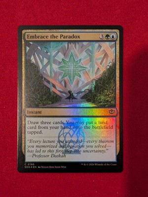 Embrace the paradox Foil C NM Secrets of strixhaven MTG