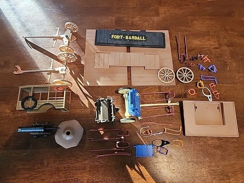 Vintage Playmobil Western Cowboy's Misc. Lot-