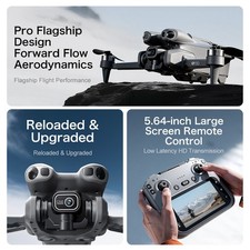 8K Dual Camera Brushless Drone with Screen Remote 5G WiFi Foldable RC Quadcopter 3