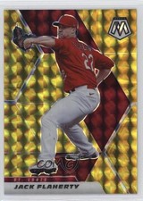 2021 Panini Mosaic Reactive Yellow Mosaic Prizm Jack Flaherty #170 14x1