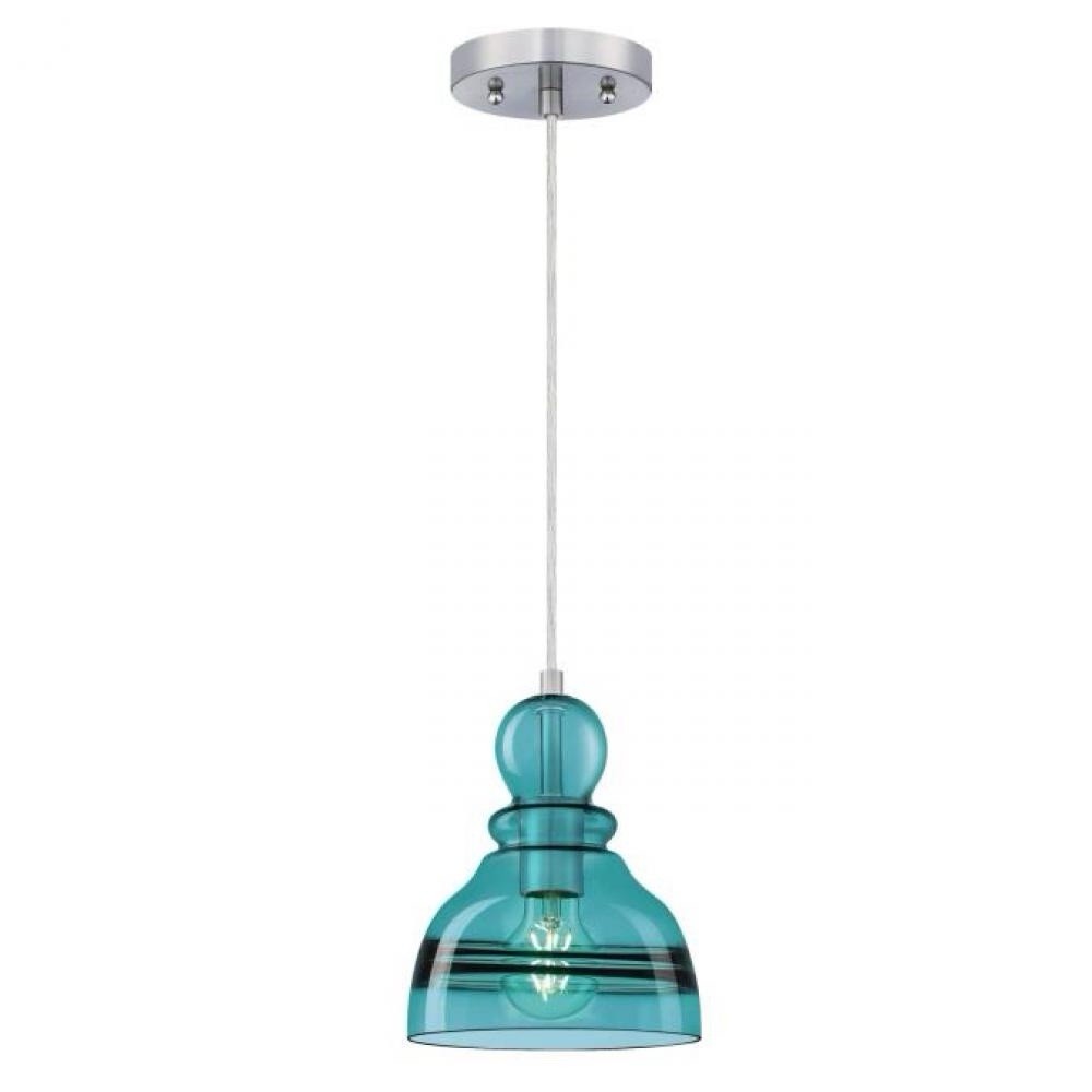 Turquoise Glass 1-light