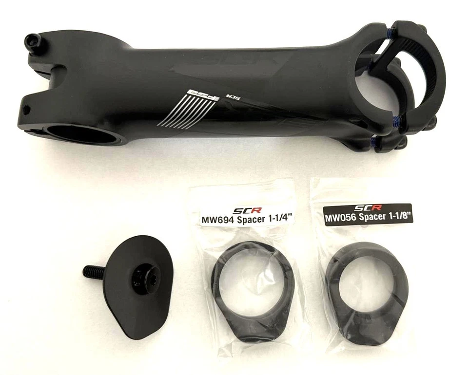 FSA Full Speed Ahead SCR SL-K Stem Clamp 31.8mm 130mm +/-6 Deg Black Aluminum - Image 2 of 4