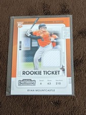 2021 CONTENDERS ROOKIE TICKET JERSEY RELIC RYAN MOUNTCASTLE ORIOLES