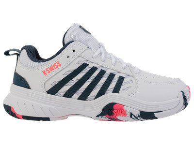 K-Swiss COURT EXPRESS 2 WHITE/STARGAZER/NEON BLAZE