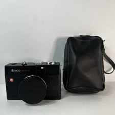 Ansco Film Camera Memo 35.  35mm Black. Ansconar Lens. Case Included