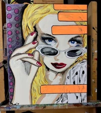 ‘Discrepancies in the Data Script' | Painting on Canvas, Pop Art, Tech Art