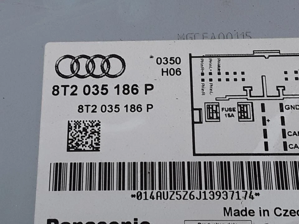 AUDI A5 2007-2011 Radio Autoradio 8T2035186P - Bild 3 von 4