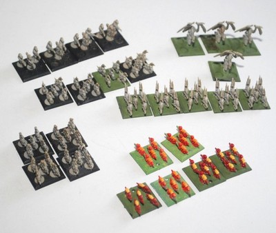 Epic 40k, 40.000 - Tyraniden - Armee / Detachment, 27x Bases Warriors, Gaunts #A