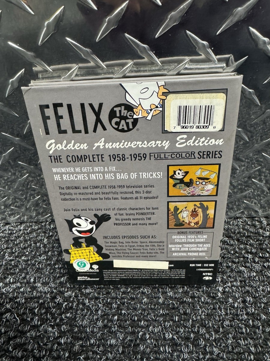 Felix the Cat: Golden Anniversary Edition (1958-1959) (DVD, 2007