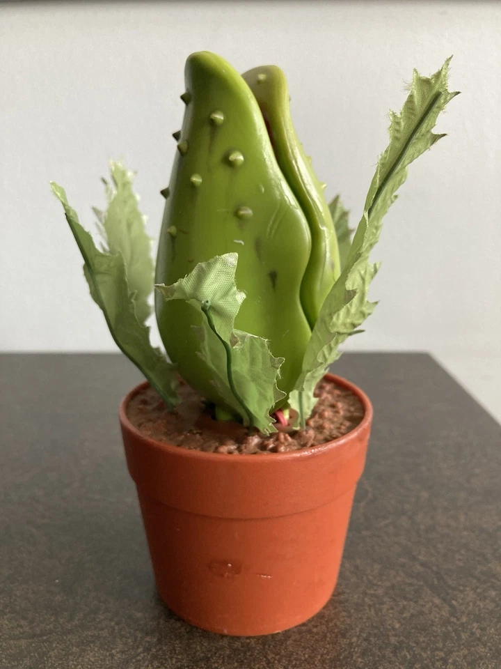 AUDREY II VENUS TRAMPA PARA MOSCAS BANCO DE MONEDAS PEQUEÑA TIENDA DE HORRORES 1985 PRODUCTOS POYNTER Foto 4 de 4