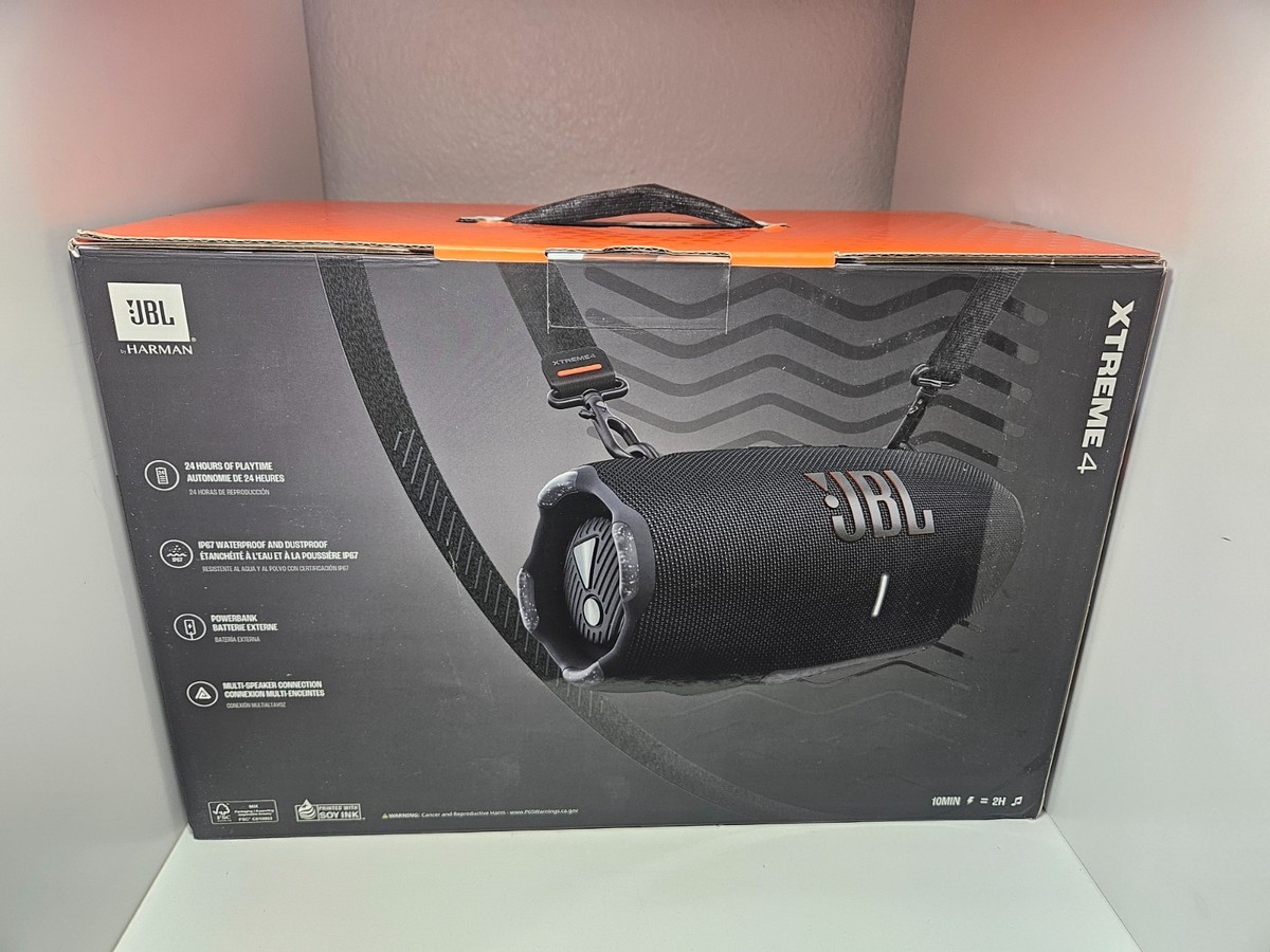 JBL Xtreme 4 Portable Bluetooth Speaker - Black for sale online | eBay