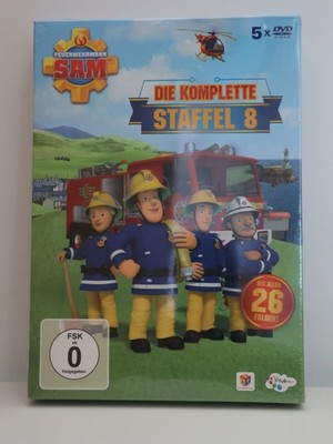 Feuerwehrmann Sam Staffel 8 Komplett DVD Box 5 Discs OVP Kinder