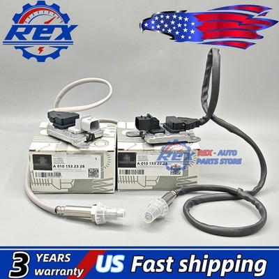 Inlet+Outlet Nox Sensors For Detroit DD13 DD15 Cascadia 0101532228 0101532328 2X