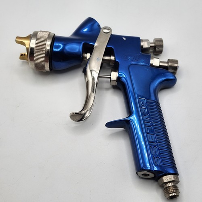 #ad DeVilbliss GTI HVLP Original Air Spray Gun Blue READ $159.90